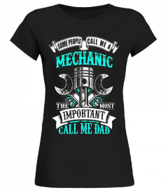 Mens Mechanic Dad Gift for Father's Day T Shirt