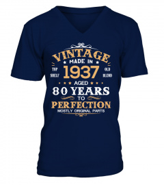 Vintage Made In 1937 Aged 80 Years