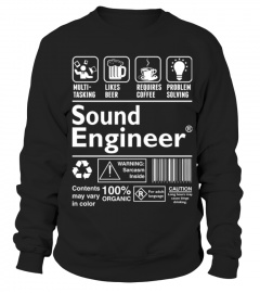 Sound Engineer Multi Tasking Likes Coffee Prob TShirt