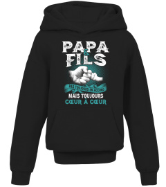 PAPA ET FILS COEUR À COEUR T SHIRT