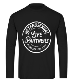 Heterosexual Life Partners Funny Best Friends Tee Shirt