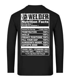 Welder - Nutrition Facts