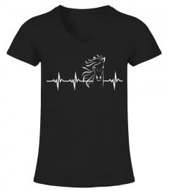 Limitiert Pferde Pferd Herzschlag Shirt sehr schön für Pferdeliebahaber