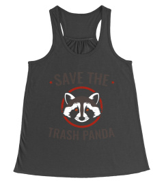 Funny Save The Trash Panda Raccoon Animal TShirt