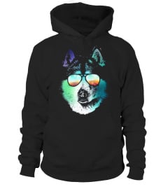 ALASKAN MALAMUTE NEON DOG SHIRT