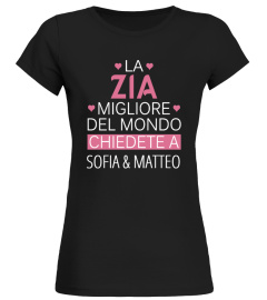 LA ZIA MIGLIORE DEL MONDO CHIEDETE A TSHIRT PERSONALIZZATO