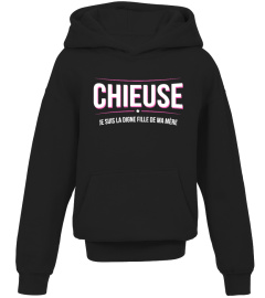 T-Shirt Drole Humour Femme - Chieuse je suis la digne fille de ma mère