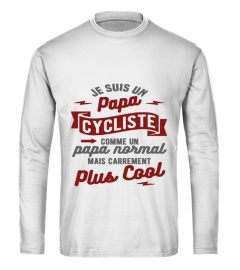 un papa cycliste et cool