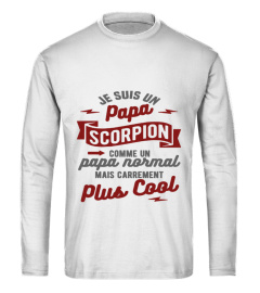 un papa scorpion et cool
