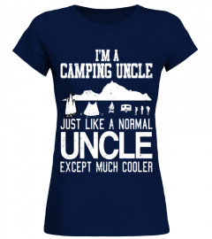 CAMPING UNCLE  T shirt love family best gift
