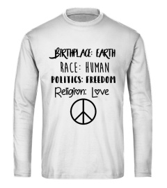 Birthplace Earth Race Human Tee Shirt