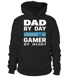 Mens Dad By Day Gamer By Night