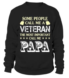 Some People Call Me A Veteran T-shirt, Call me PaPa - Limited Edition