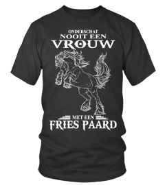 VROUW - FRIES PAARD