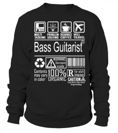 Bass Guitarist Multitasking