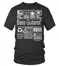Bass Guitarist Multitasking