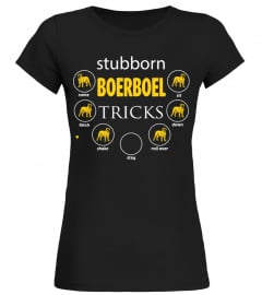 Stubborn Boerboel Tricks Funny Gifts T-shirt