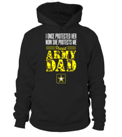 Proud Army Dad Daughter Soldier Navy Air Force T Shirt