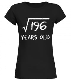 Square Root of 196: 14th Birthday 14 Years Old T-Shirt - Limited Edition