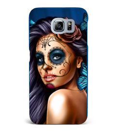 BLUE CALAVERA TATTOO PHONE CASES