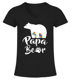 Papa Bear Son And Daughter T-Shirt