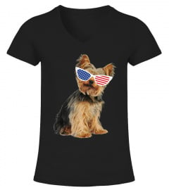 YORKIE INDEPENDENCE DAY 4TH OF JULY T SH
