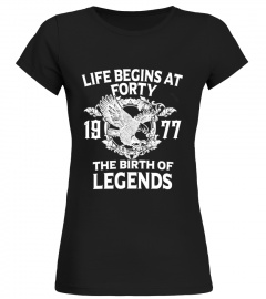 Life begins at forty-Shirt