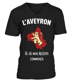 T-shirt Histoire V2 - Aveyron