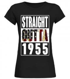 62th Birthday Straight outta 1955 T Shirt - Limited Edition
