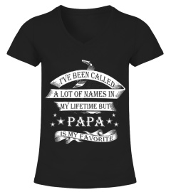 Grandpa Gift Papa Is My Favorite Name HOT SHIRT