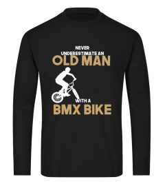 never underestimate old man wit bmx bike