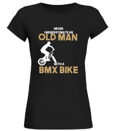 never underestimate old man wit bmx bike