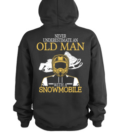 Old man with a Snowmobile!