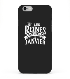 LES REINES SONT NEES EN JANVIER - COQUES SMARTPHONE 