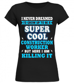 Super Cool Construction Worker Shirt Gift For Father's Day 2