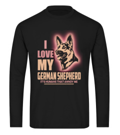 I love my German Shepherd