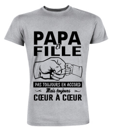 PAPA ET FILLE TOUJOURS COEUR À COEUR