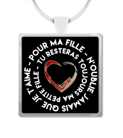 Pendentif Bijou Fille Amour Père