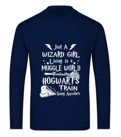 Harry Potter Wizard Girl Living In Muggle World T-Shirt