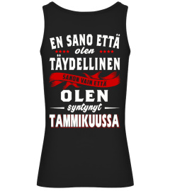 OLEN SYNTYNYT TAMMIKUUSSA