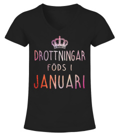 DROTTNINGAR FODS I JANUARI T-SHIRT