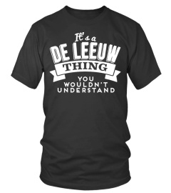 LIMITED-EDITION DE LEEUW TEE!