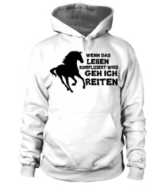 Spruch Pferd Geh ich reiten Geschenk Mädchen Freundin 