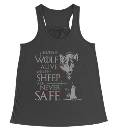 Leave one wolf alive and the sheep shirt