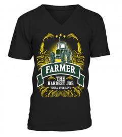 Farmer The Hardest Job t shirts birthday gift mug