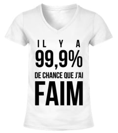 IL Y A 99,9% DE CHANCE QUE J'AI FAIM