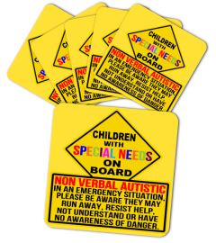 6 MAGNETS - CHILDREN - SPECIAL NEEDS