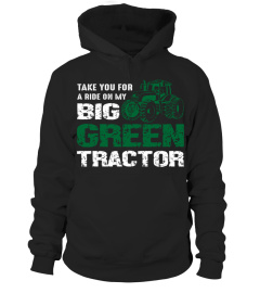 Farmer big green tractor - T-Shirt