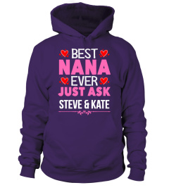 BEST NANA EVER CUSTOM SHIRT HOODIE SWEATSHIRT