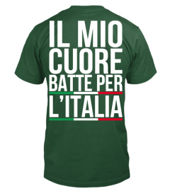 IL MIO CUORE BATTE PER L'ITALIA | Cadeau T-Collector®